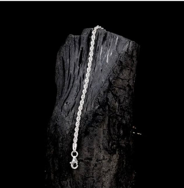 ''Oğluma'' Erkek Çelik Zincir Bileklik Anlamlı Not ve Kutulu