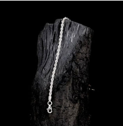 ''Oğluma'' Erkek Çelik Zincir Bileklik Anlamlı Not ve Kutulu