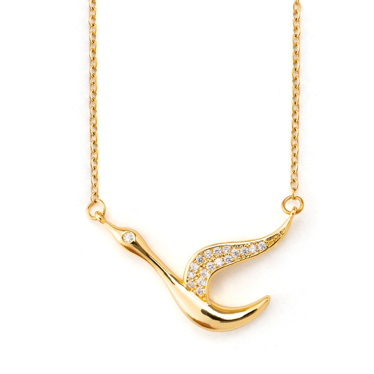 "Annesine" Deha Turna Kuşu Kolye Anlamlı Not ve Kutulu