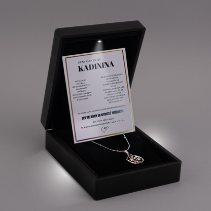 „To My Woman“ Elegance Halskette mit Notiz und Geschenkbox