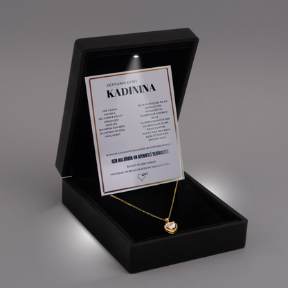 „To My Woman“ Elegance Halskette mit Notiz und Geschenkbox