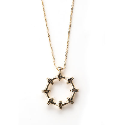 "Kızıma" yıldız çelengi kolye Anlamlı Not ve Kutulu