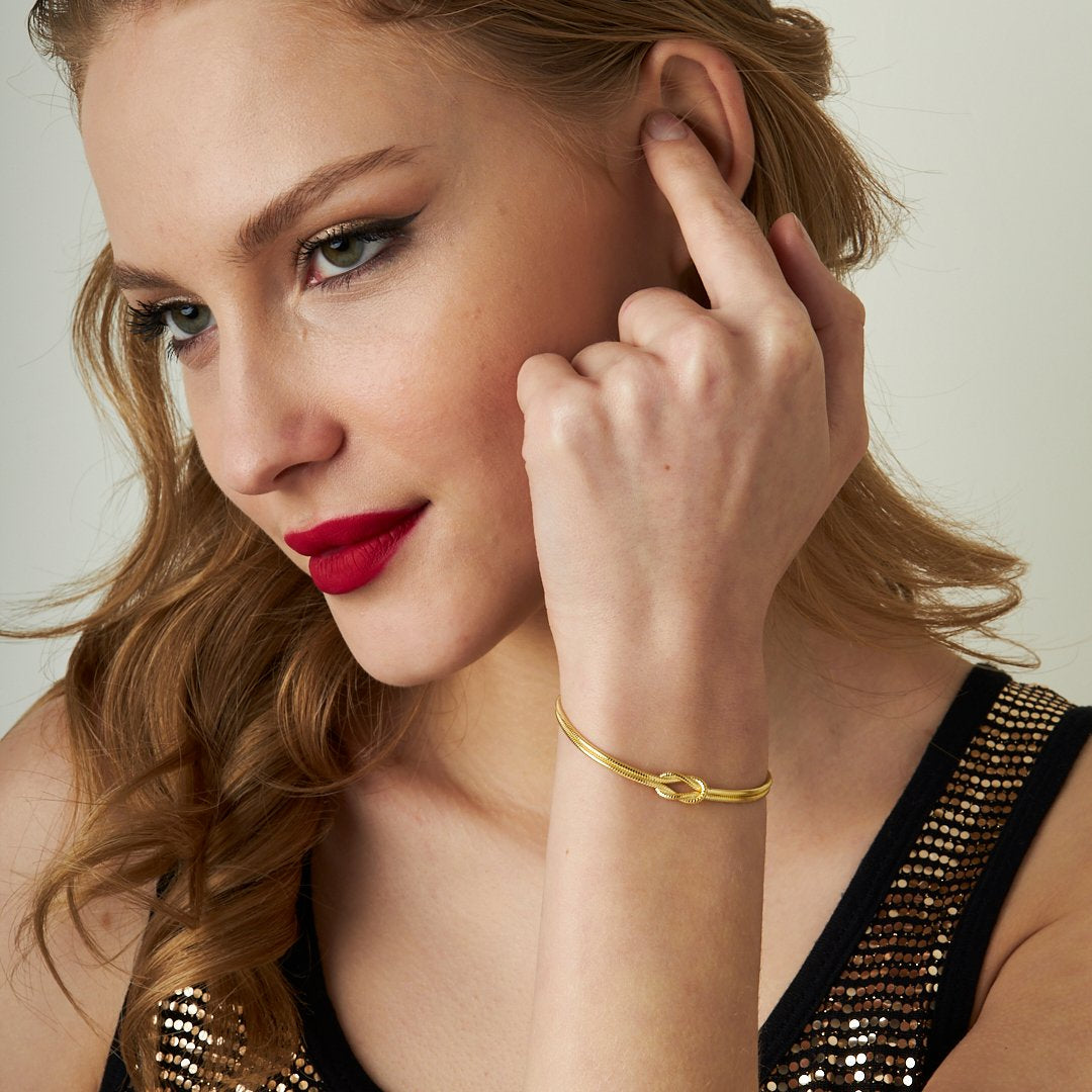 “Sevgilime” Çift Sonsuzluk Düğümü Bileklik Not ve Kutulu