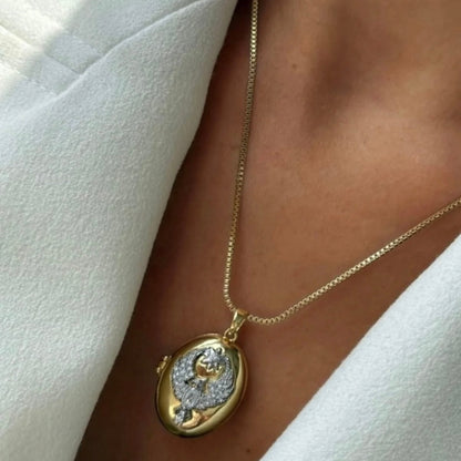 „To My Love“ Liebesherz-Stahlkette mit Notiz und Geschenkbox