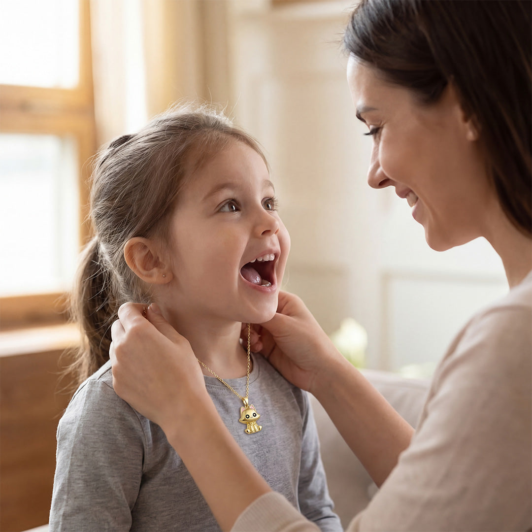 „To My Love“ Liebesherz-Stahlkette mit Notiz und Geschenkbox