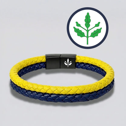 ''Küçük Oğluma'' Sarı - Lacivert Takım Bilekliği Hazır Hediye Paketi