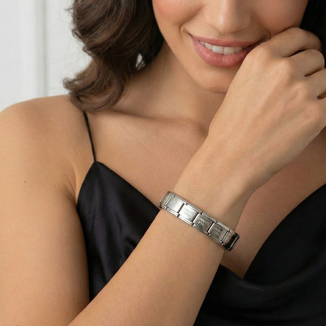 "Kadınına" Esnek Charm Bileklik Anlamlı Not ve Kutulu