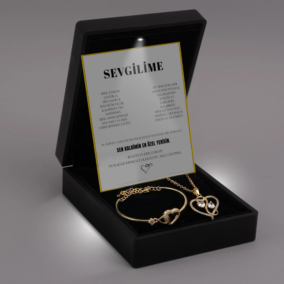 „Für meine Mama“ Infinity-Armband mit Notiz und Geschenkbox