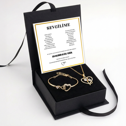 „Für meine Mama“ Infinity-Armband mit Notiz und Geschenkbox