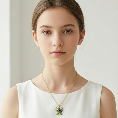 "Küçük Kızıma" Stiç Kolye Notlu ve Kutulu