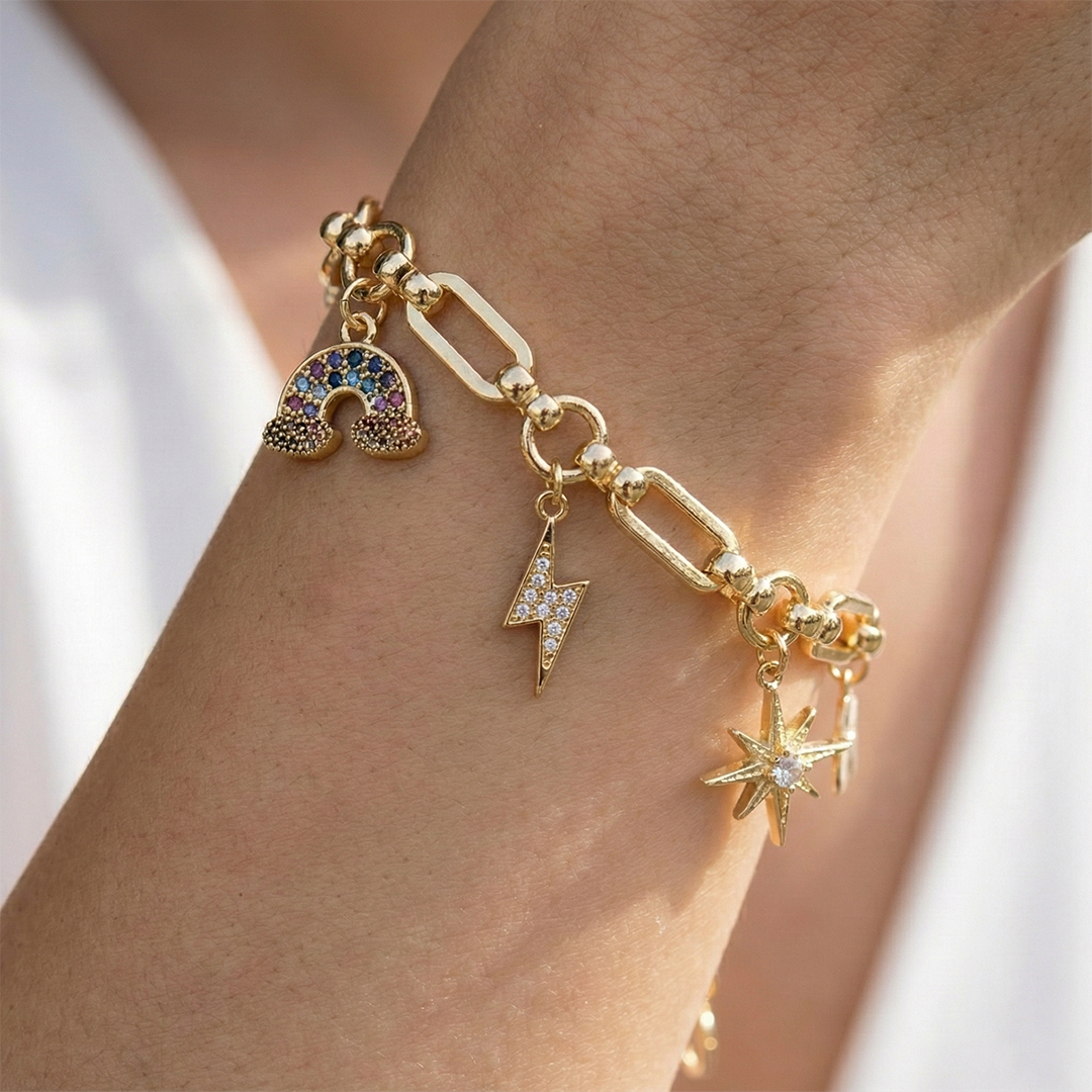 "Kızıma" Gökyüzü Temalı Bileklik Notlu ve Kutulu