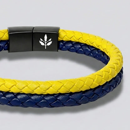 ''Küçük Oğluma'' Sarı - Lacivert Takım Bilekliği Hazır Hediye Paketi