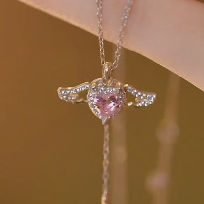 Für meine Tochter Kleeblatt-Halskette mit Notiz und Geschenkbox