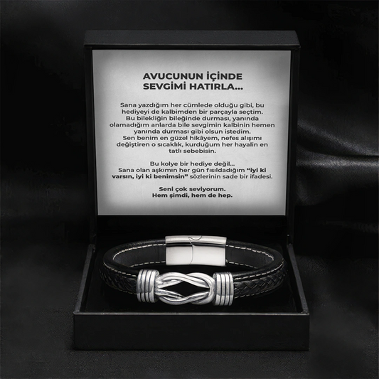 Avucunun İçinde Sevgimi Hatırla Notlu Hazır Hediye Paketi