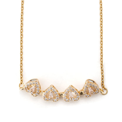 "Annesine" Yonca Kolye Anlamlı Not ve Kutulu